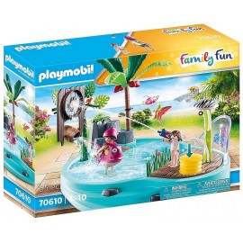 70610 PISCINE AVEC JET D'EAU PLAYMOBIL FAMILY FUN