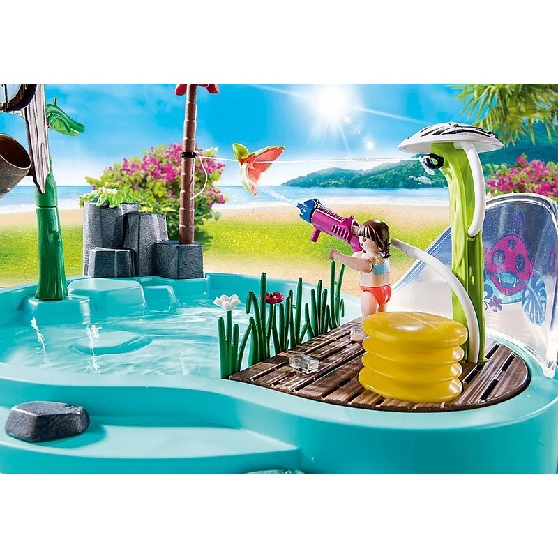 70610 - Playmobil Family Fun - Piscine avec jet d'eau