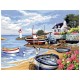 Tableau rivage breton 39x30cm peinture par numeros-lilojouets-morbihan-bretagne