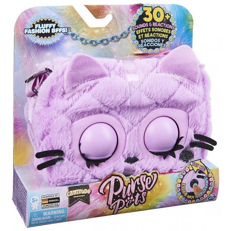 SAC A MAIN PURSE PETS CHAT LAMA PELUCHE INTERACTIF 25 SONS ASST-LiloJouets-Morbihan-Bretagne