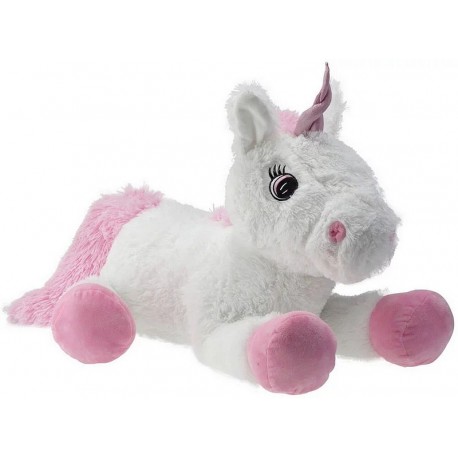 PELUCHE GEANTE LICORNE ALLONGEE 80CM-LiloJouets-Morbihan-Bretagne