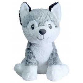 PELUCHE CHIEN HUSKY ASSIS 50CM-LiloJouets-Morbihan-Bretagne