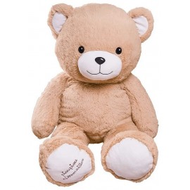 PELUCHE GEANTE OURS BEIGE GASTON 100CM-LiloJouets-Morbihan-Bretagne