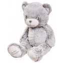 PELUCHE GEANTE OURS GRIS GASTON 80CM