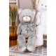 Peluche geante ours gris gaston 80cm-lilojouets-morbihan-bretagne