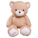 Peluche geante ours beige gaston 120cm-lilojouets-morbihan-bretagne