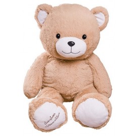 PELUCHE GEANTE OURS BEIGE GASTON 120CM-LiloJouets-Morbihan-Bretagne