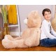 Peluche geante ours beige gaston 120cm-lilojouets-morbihan-bretagne