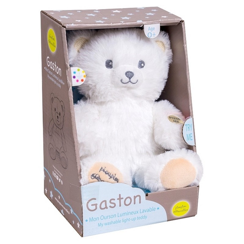 Peluche veilleuse musicale Ours (20 cm)