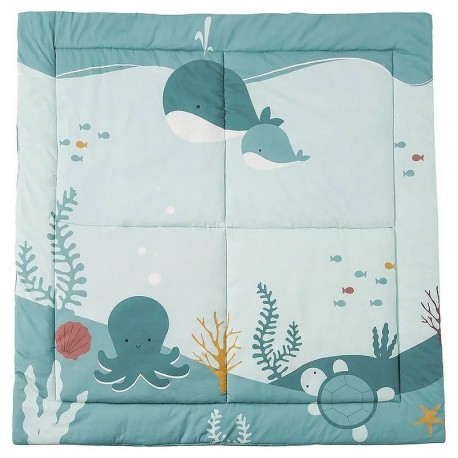 TAPIS DE PARC REVERSIBLE 100X100CM OCEAN-LiloJouets-Morbihan-Bretagne