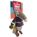 PELUCHE LOUP POMPIER 30CM