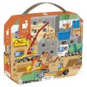 VALISETTE PUZZLE CHANTIER 36 PIECES - 50X40CM AVEC POSTER
