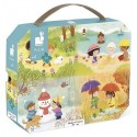 VALISETTE PUZZLE LES SAISONS 36 PIECES