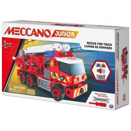 CAMION POMPIER SONS ET LUMIERES MECCANO JUNIOR-LiloJouets-Morbihan-Bretagne