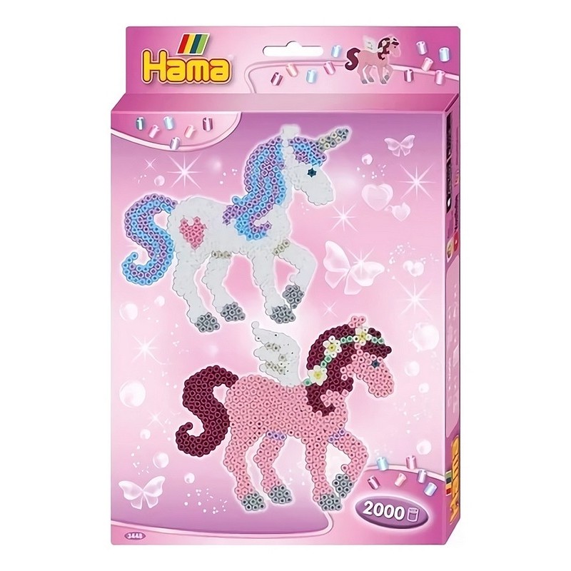Coffret Hama Perles à Repasser - 2400 Perles MIDI, Plaque Hexagonale, Accessoires - À Partir De 5 Ans