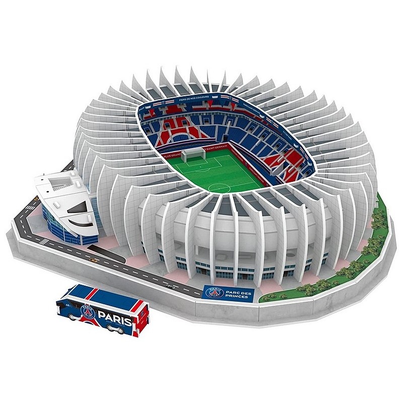 Stade 3d led parc des princes psg puzzle foot 119 pieces 