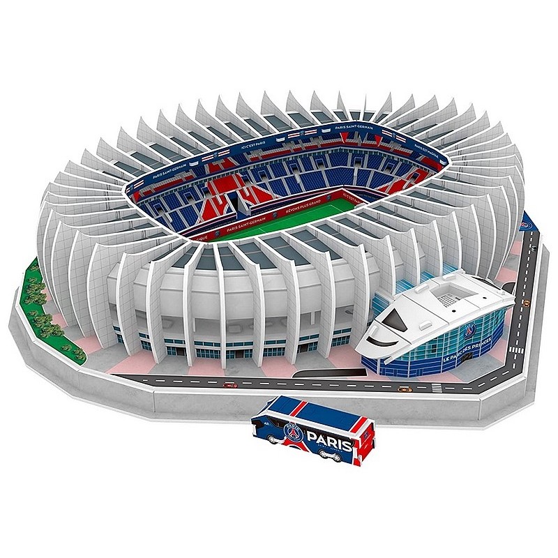 Stade 3d led parc des princes psg puzzle foot 119 pieces 