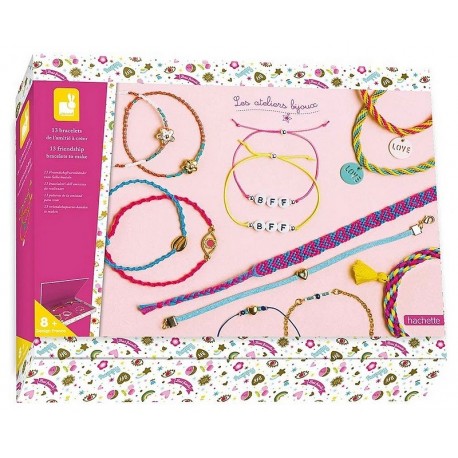 KIT CREATIF 13 BRACELETS DE L'AMITIE A CREER LES ATELIERS BIJOUX-LiloJouets-Morbihan-Bretagne