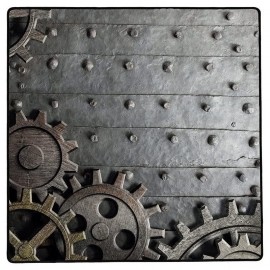 TAPIS DE JEU CARTES GRIS 50X50CM RUSTY GEAR-LiloJouets-Morbihan-Bretagne