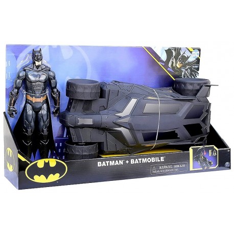 PACK VOITURE BATMOBILE AVEC FIGURINE BATMAN 30CM-LiloJouets-Morbihan-Bretagne