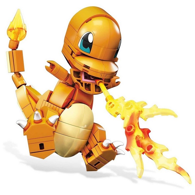 SALAMECHE en briques Mega Construx Lego Un Pokémon plutot réussi