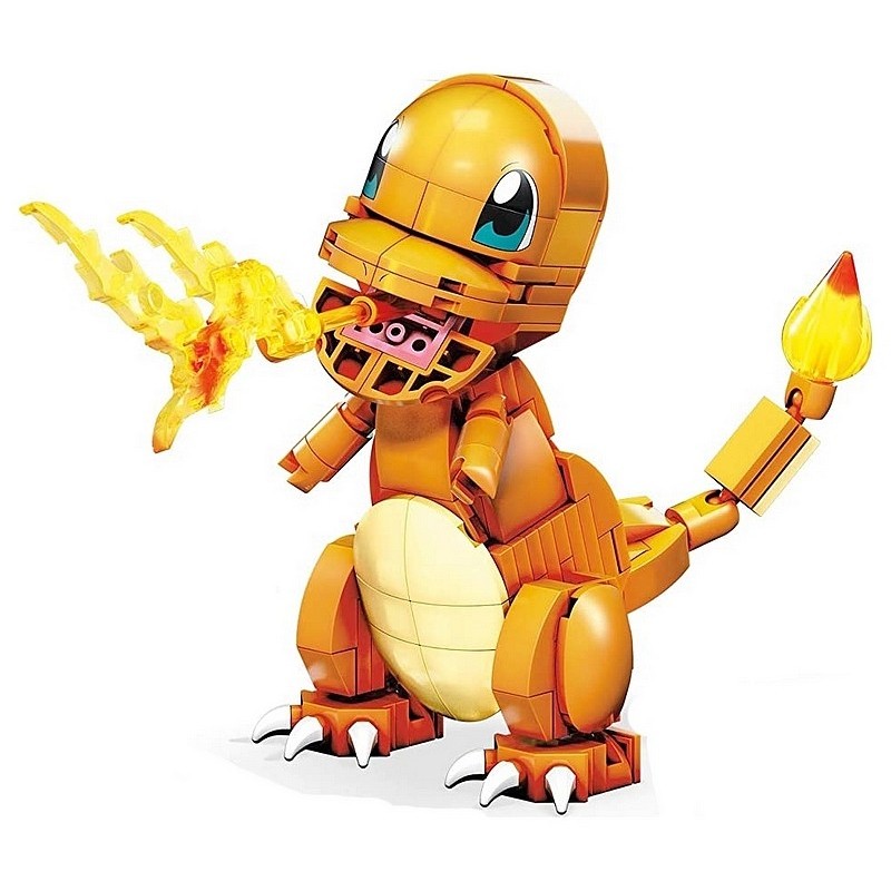 SALAMECHE en briques Mega Construx Lego Un Pokémon plutot réussi