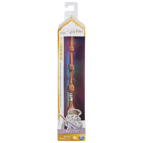 BAGUETTE MAGIQUE LUXE ALBUS DUMBLEDORE 30CM HARRY POTTER-LiloJouets-Morbihan-Bretagne