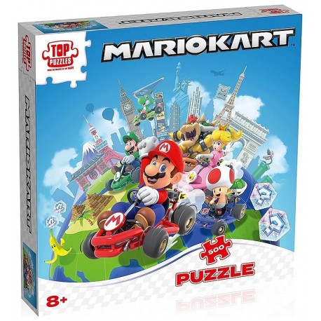 PUZZLE MARIO KART 500 PIECES SUPERMARIO-LiloJouets-Morbihan-Bretagne