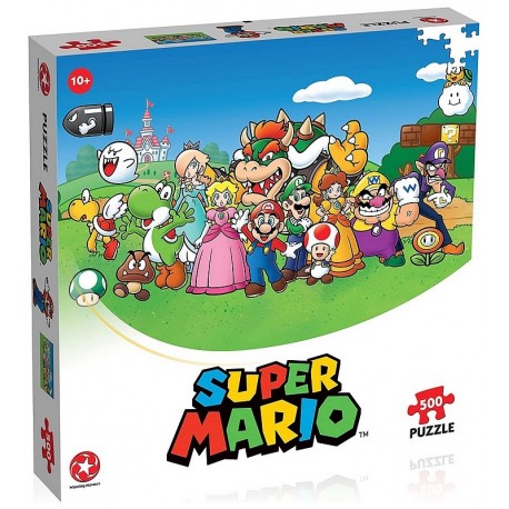 PUZZLE SUPER MARIO ET SES AMIS 500 PIECES-LiloJouets-Morbihan-Bretagne