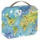 Valisette puzzle carte monde 100 pieces-lilojouets-morbihan-bretagne