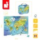 Valisette puzzle carte monde 100 pieces-lilojouets-morbihan-bretagne