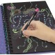 Cahier coloriage spirale 60 pages noires 8 feutres nebulous stars-lilojouets-morbihan-bretagne