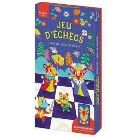 JEU D'ECHECS D'INITIATION 32 PIECES BOIS-LiloJouets-Morbihan-Bretagne