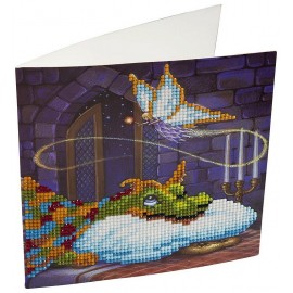 KIT CARTE FEE DRAGONS 18X18CM BRODERIE DIAMANT-LiloJouets-Morbihan-Bretagne