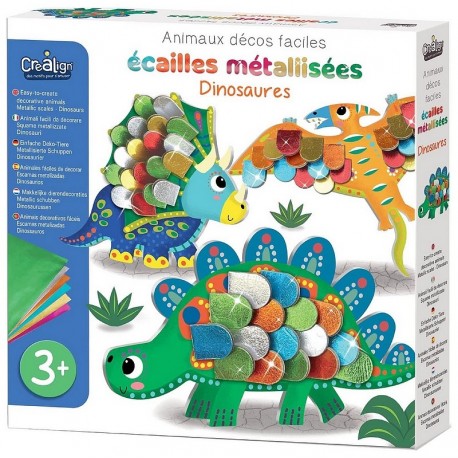 COFFRET ECAILLES METALLISEES DINOSAURES-LiloJouets-Morbihan-Bretagne