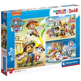 PUZZLES PAT PATROUILLE 3X48 PIECES-LiloJouets-Morbihan-Bretagne