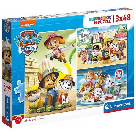 PUZZLES PAT PATROUILLE 3X48 PIECES-LiloJouets-Morbihan-Bretagne