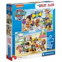 PUZZLES PAT PATROUILLE 2X20 PIECES 27X19CM SUPERCOLOR