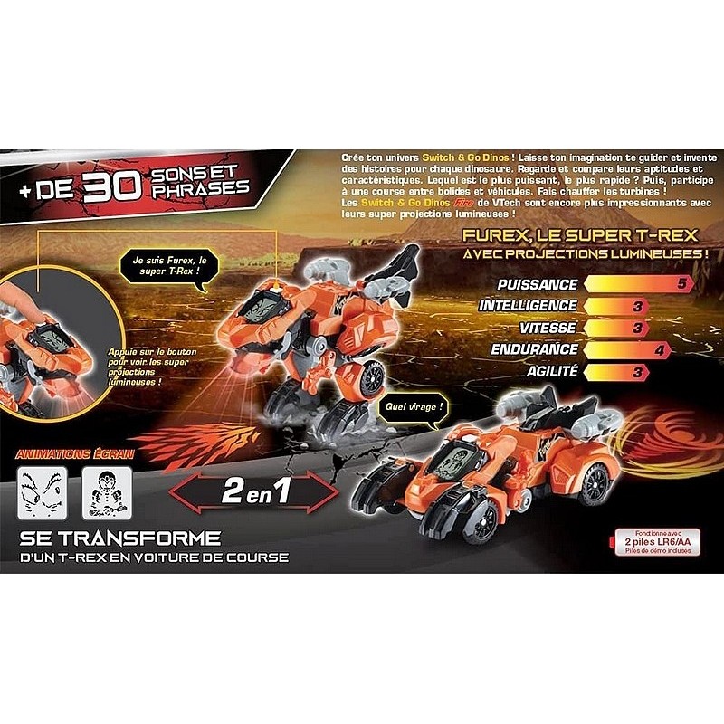 thumbnail image 2 of Vtech Switch And Go T-rex Muscle Car Original En Venta En Barquisimeto Lara Por Sólo U$S 30.00 2 of 9