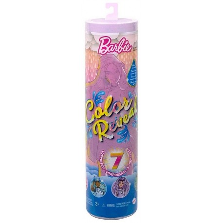 BARBIE COLOR REVEAL 7 SURPRISES TUBE SERIE SOLEIL ASST-LiloJouets-Morbihan-Bretagne