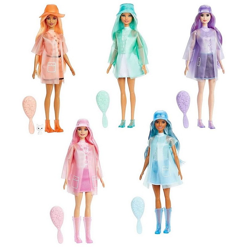 BARBIE - Barbie - barbie color reveal soleil - poupée (modele aléatoire)