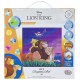 Kit tableau le roi lion disney 30x30cm broderie diamant sur chassis bois-lilojouets-morbihan-bretagne