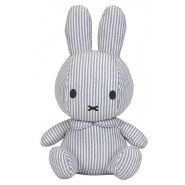 PELUCHE LAPIN MIFFY 20CM MARINIERE GRIS RAYE-LiloJouets-Morbihan-Bretagne