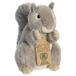 PELUCHE ECUREUIL 20MC ECO-NATION