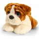 Peluche chien bulldog 37cm-lilojouets-morbihan-bretagne