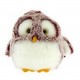 Peluche hibou tissu chinchilla 18cm asst-lilojouets-morbihan-bretagne