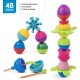 Coffret 48 pieces perles educatives lalaboom-lilojouets-morbihan-bretagne