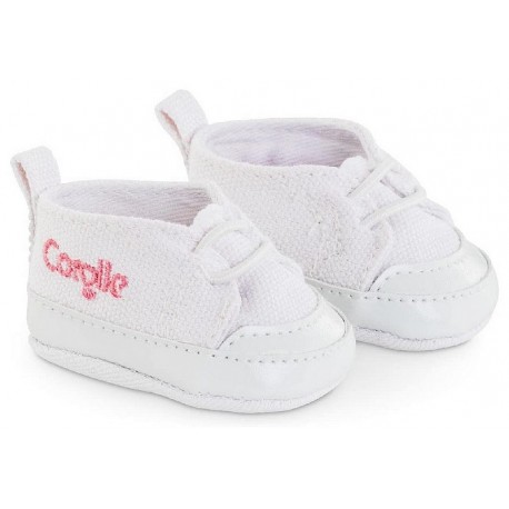 BB36 CHAUSSURES BASKETS BLANCHES POUR POUPEE 36CM-LiloJouets-Morbihan-Bretagne