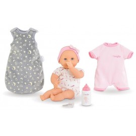 COFFRET BEBE CALIN DODO POUPON 30CM AVEC VETEMENTS ET ACCESSOIRES