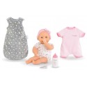COFFRET BEBE CALIN DODO POUPON 30CM AVEC VETEMENTS ET ACCESSOIRES